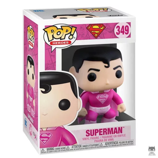 Figurine Funko POP Superman (Octobre Rose) (Superman (Kal-El / Clark Kent))