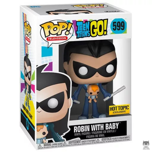 Figurine Funko POP Robin avec Bébé (Hot Topic)