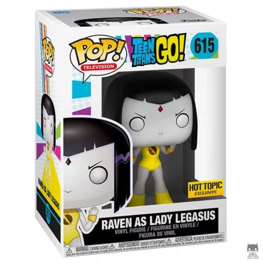 Figurine Funko POP Raven en Lady Legasus (Teen Titans Go!)