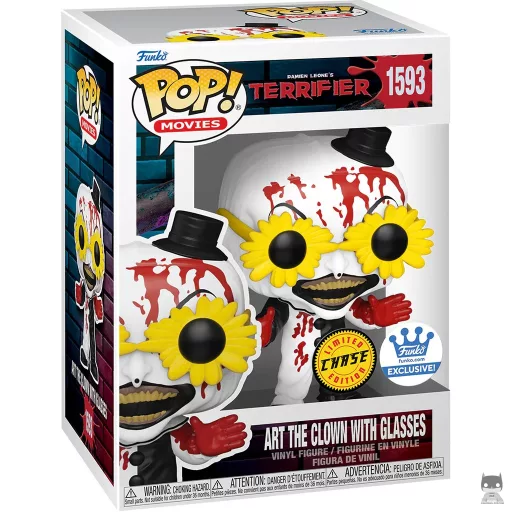 Figurine Funko POP Art le Clown avec lunettes (Chase & Bloody) (Terrifier)