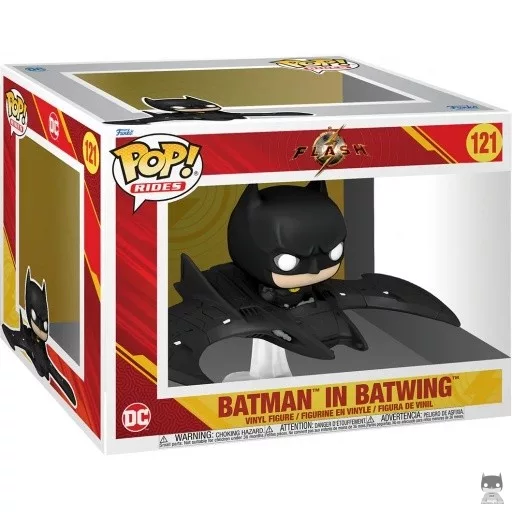 Figurine Funko POP Batman dans la Batwing (Rides)