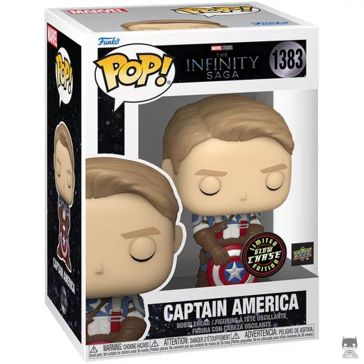Figurine Funko POP Captain America (Chase & Glow in the Dark) (Bobble head)