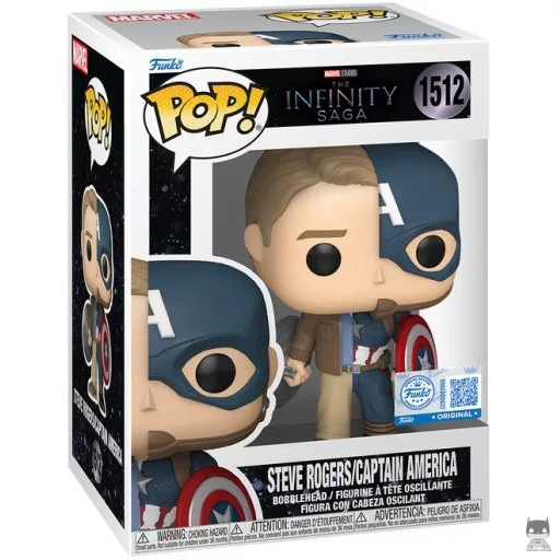 Figurine Funko POP Steve Rogers / Captain America (The Infinity Saga)