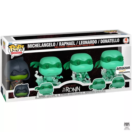 Figurine Funko POP Michelangelo, Raphael, Leonardo & Donatello (The Last Ronin)