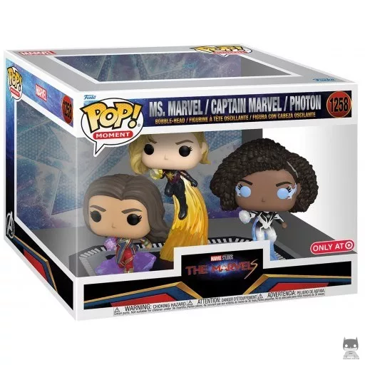 Figurine Funko POP Miss Marvel, Captain Marvel & Photon (The Marvels)