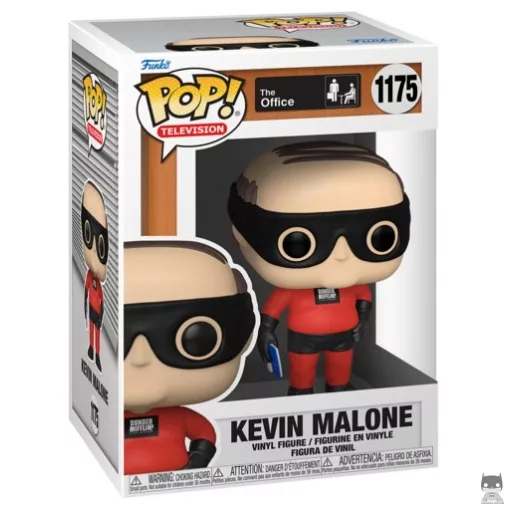 Figurine Funko POP Kevin en Super-héro Dunder Mifflin (The Office)