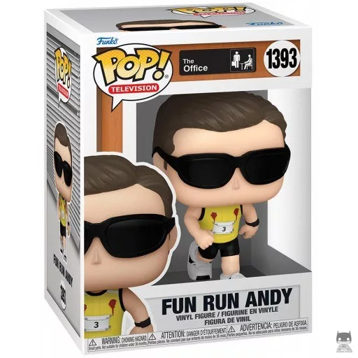 Figurine Funko POP Andy Course à pied (The Office)