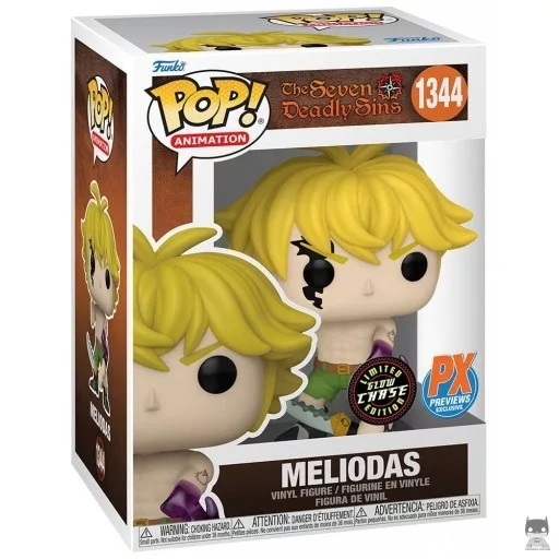 Figurine Funko POP Meliodas Mode Démon (Chase & Glow in the Dark) (The Seven Deadly Sins)