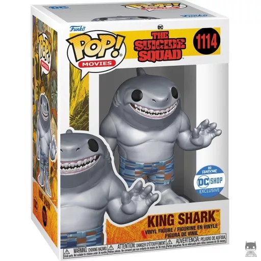 Figurine Funko POP King Shark (Metallic) (Metallic)