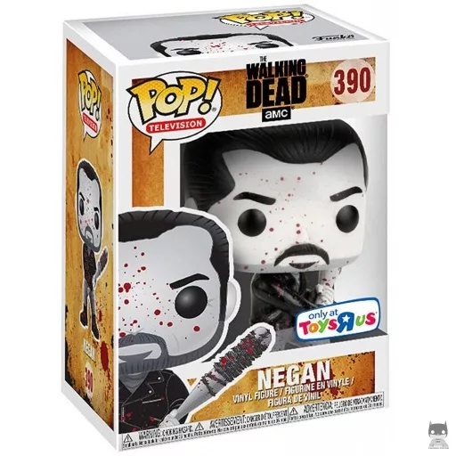 Figurine Funko POP Negan (Noir & Blanc) (Bloody) (The Walking Dead)