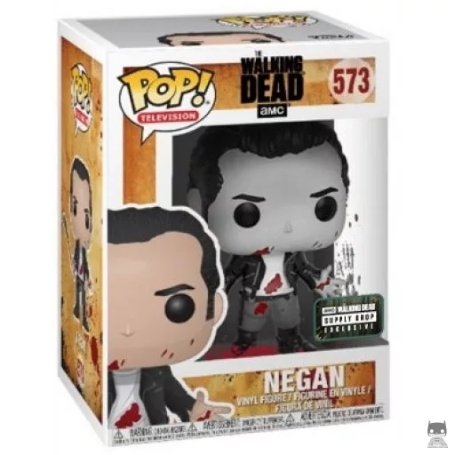 Figurine Funko POP Negan rasé de près (Noir & Blanc) (The Walking Dead)