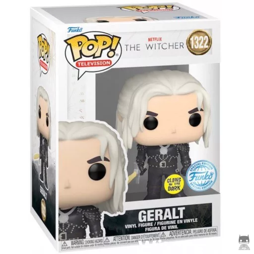 Figurine Funko POP Geralt (Glow In The Dark) (Amazon)