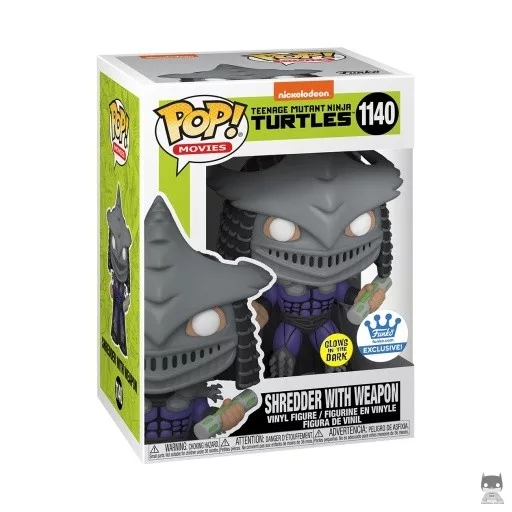 Figurine Funko POP Shredder avec Arme (Glow in the Dark) (Tortues Ninja)