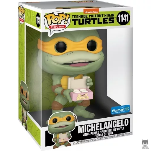 Figurine Funko POP Michelangelo avec Donuts (Supersized) (Tortues Ninja)