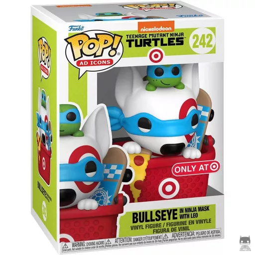 Figurine Funko POP Target Bullseye en masque de ninja avec Léo (Exclusive)