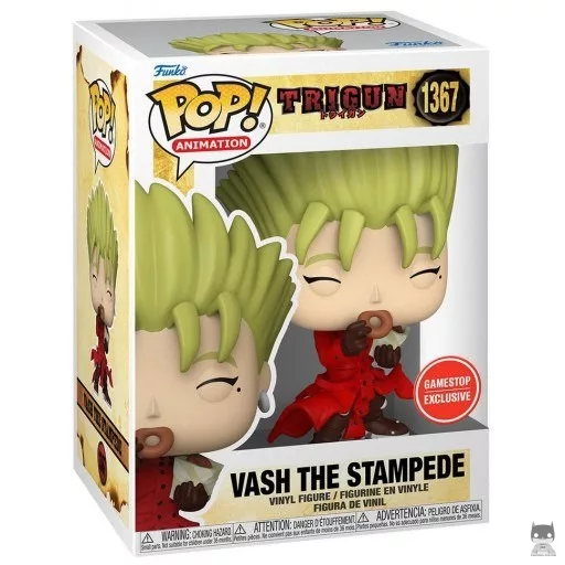 Figurine Funko POP Vash the Stampede avec Donuts (Trigun)