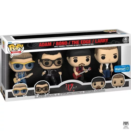 Figurine Funko POP Adam, Bono, The Edge & Larry (Pop! Vinyl)