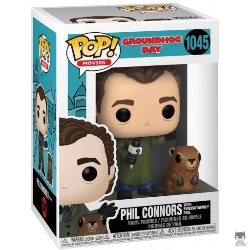 Figurine Funko POP Phil Connors avec Punxsutawney Phil (Un jour sans fin)