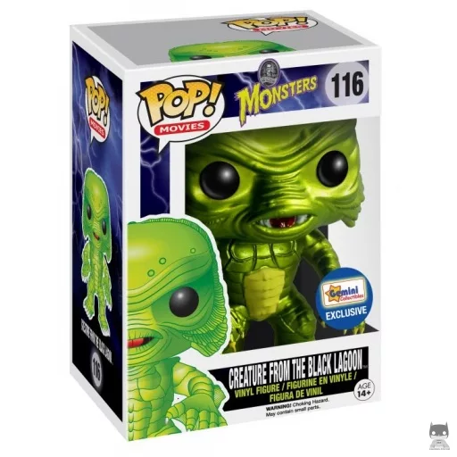 Figurine Funko POP L'Etrange Créature du Lac Noir (Metallic) (Universal Monsters)