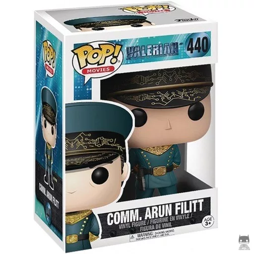 Figurine Funko POP Commandant Arun Filitt (Valérian et la Cité des mille planètes)