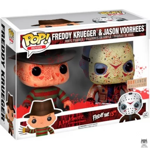 Figurine Funko POP Freddy Krueger & Jason Voorhees (Bloody) (Pop! Vinyl)