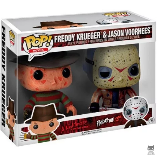 Figurine Funko POP Freddy Krueger & Jason Voorhees (Pop! Vinyl)