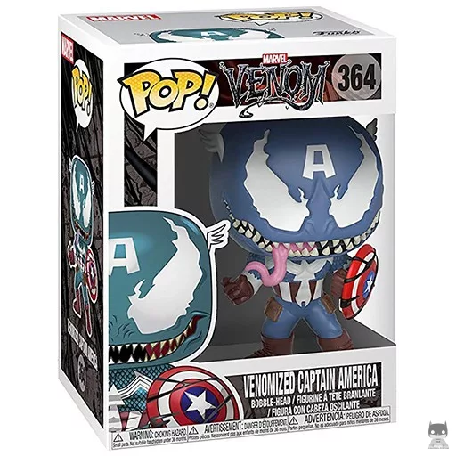Figurine Funko POP Captain America Venom (Bobble head)