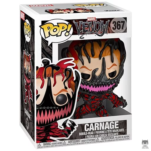 Figurine Funko POP Carnage Venom (Cletus Kasady) (Bobble head)