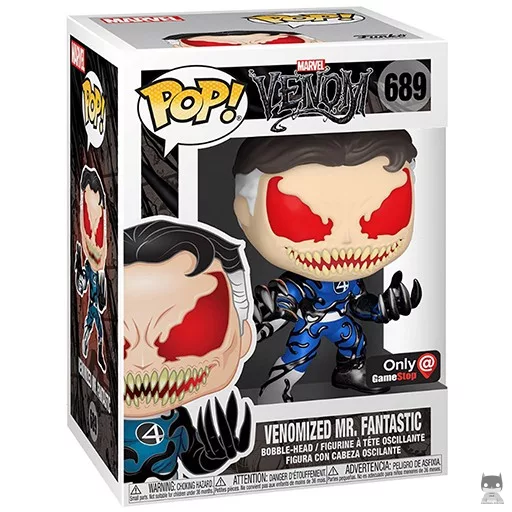 Figurine Funko POP Mr Fantastique Venom (Metallic) (GameStop)