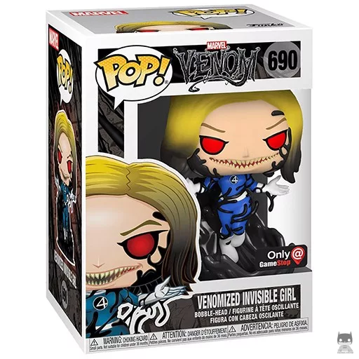 Figurine Funko POP Femme Invisible Venom (GameStop)