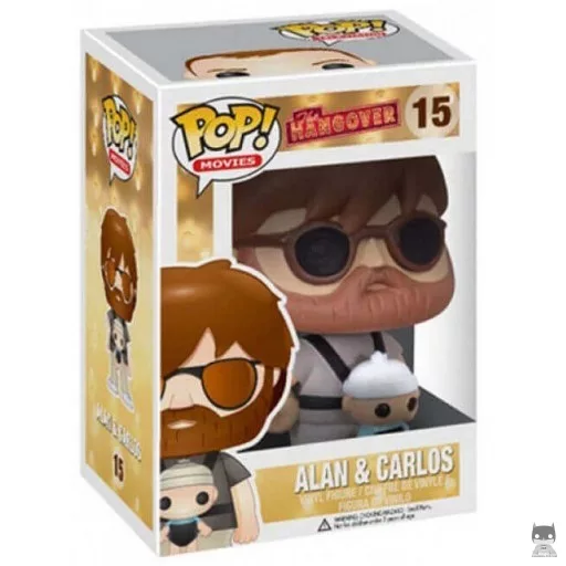 Figurine Funko POP Alan & Bébé Carlos (Very Bad Trip)