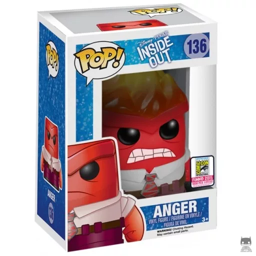 Figurine Funko POP Colère avec Flammes (Vice-Versa)