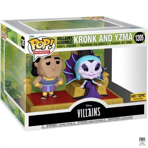 Figurine Funko POP Villains Assemble : Yzma & Kronk sur Trône (Villains Disney)