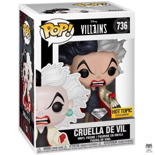 Figurine Funko POP Cruella d'Enfer (Diamond Glitter) (Glitter)