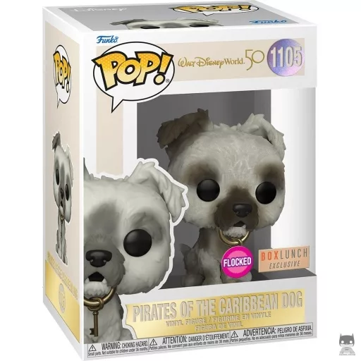 Figurine Funko POP Chien de Pirates des Caraïbes (Flocked) (Flocked)