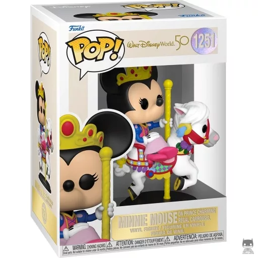 Figurine Funko POP Minnie sur Manège Carrousel Cheval (Walt Disney World 50ème Anniversaire)