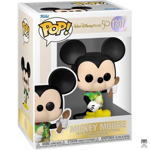 Figurine Funko POP Mickey Mouse Aloha (Walt Disney World 50ème Anniversaire)