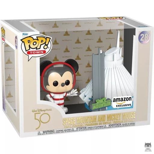 Figurine Funko POP Mickey Mouse devant l'Attraction Space Mountain (Exclusive)