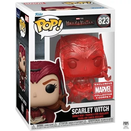 Figurine Funko POP Sorcière Rouge (Translucent & Glitter) (Marvel Collector Corps)