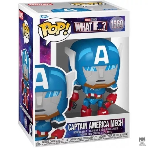 Figurine Funko POP Captain America Robot (What If...?)