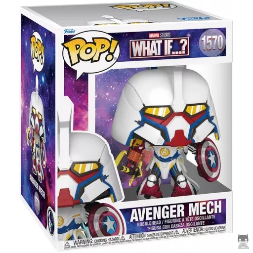 Figurine Funko POP Avenger Robot (SuperSized) (What If...?)