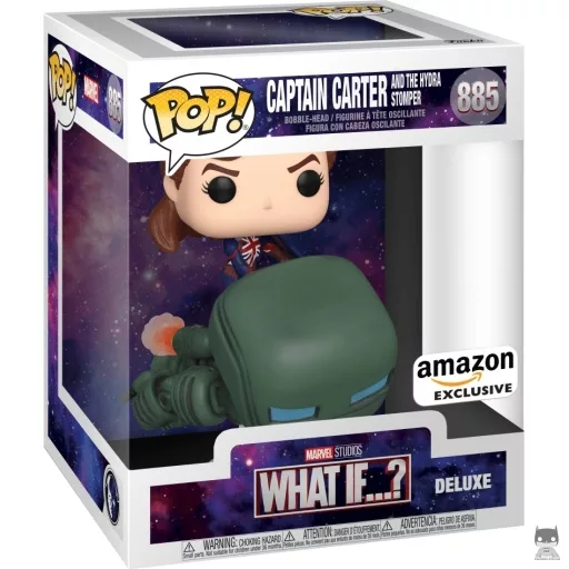 Figurine Funko POP Captain Carter sur Hydra Stomper (Amazon)