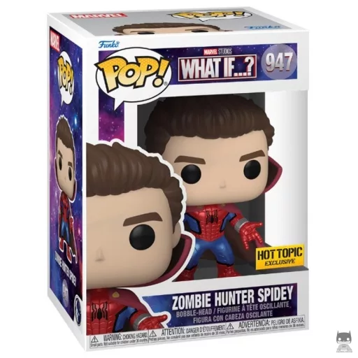 Figurine Funko POP Zombie Hunter Spidey sans Masque (Metallic) (Hot Topic)