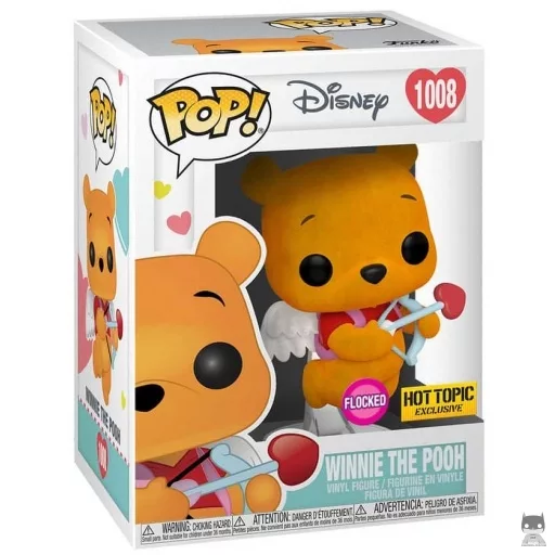 Figurine Funko POP Winnie l'Ourson Saint Valentin (Flocked)
