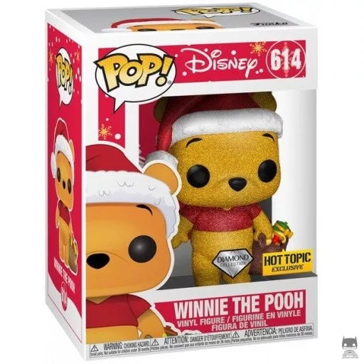 Figurine Funko POP Winnie l'Ourson Noël (Diamond Glitter) (Winnie l'Ourson)