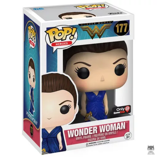 Figurine Funko POP Wonder Woman en robe bleue (Wonder Woman)