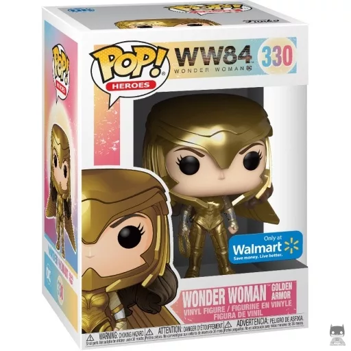 Figurine Funko POP Wonder Woman Armure en Or (Metallic) (Metallic)