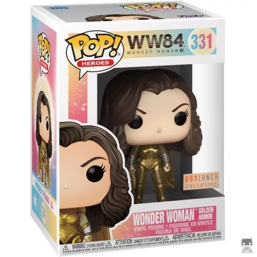 Figurine Funko POP Wonder Woman Armure en Or (Metallic) (Wonder Woman 1984)