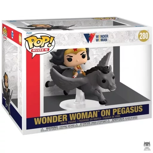 Figurine Funko POP Wonder Woman sur Pegase (Wonder Woman 80ème anniversaire)