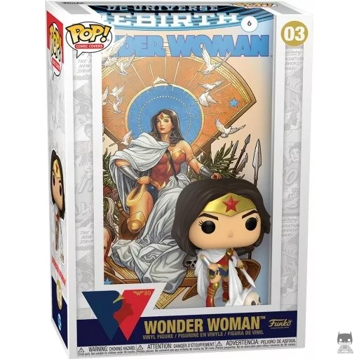 Figurine Funko POP Wonder Woman Rebirth on Throne (Wonder Woman 80ème anniversaire)